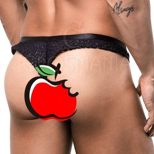 Cueca Calcinha Fio Dental Preta Sex Shop Erosmania