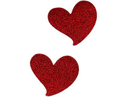 Bijoux de Pele - 2 Corações Vermelhos