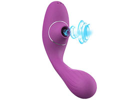 Dina Purple - Suck and Bend Vibrator - Sugador