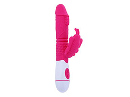 Female Recharger Vibrator Butterfly - Pink