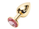 Gold Butt Plug Crystal Jewelry Rose - Plug Metal M