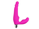 Erotic Strap-on Magenta - Vibrador 10 funções