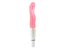 Pênis Sinuoso Jelly Rosa - Vibrador anal