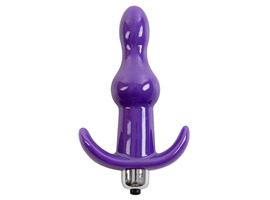 Dreamy Vibrating Anal Plug Purple - Plug vibrador