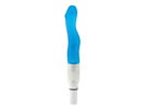 Pênis Sinuoso Jelly Azul - Vibrador Anal