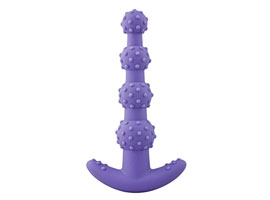 Aphrodisia Silicone Anal Beads Purple - Plug anal