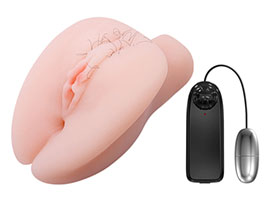 Little Butt - Vagina e Ânus Cyberskin - Com vibro