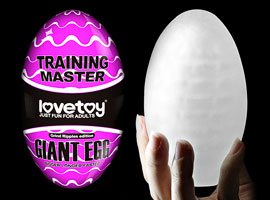 Giant Egg Grind Ripples - Masturbador Masculino