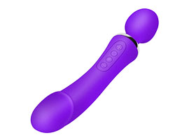 Double End Vibrator Purple -Aquecedor-12 Vibrações