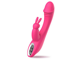 Olly Rabbit Vibrator - Ponto G e Clitóris-Silicone