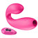 Abby Sexy Massager Pink - Vibrador Casal c/ Sucção (Imagem 1 de 2)