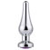 Conic Butt Plug Purple - M - Plug anal de metal (Imagem 1 de 2)