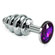 Rosebud Spiral Metal Plug Purple - Plug anal metal (Imagem 1 de 2)