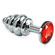 Rosebud Spiral Metal Plug Red - Plug anal de metal (Imagem 1 de 2)