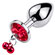 Metal Plug Bell Red - P - Plug anal com sininhos (Imagem 2 de 2)