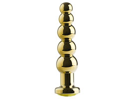 Lust Metal Hard Golden Plug - Plug anal de metal