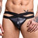 Jockstrap Cirrê Preto com Cós Duplo (Imagem 1 de 3)