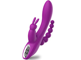 Vibrador Rabbit Triplo Power - 7 Modos