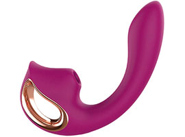 Selene Red Vibrador e Sugador de Clitóris -9 Modos