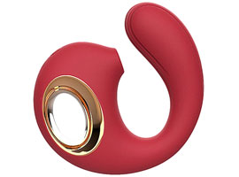 Snail Red - vibrador e sugador