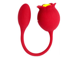 The Red Rose Vibrator - Vibrador Duplo